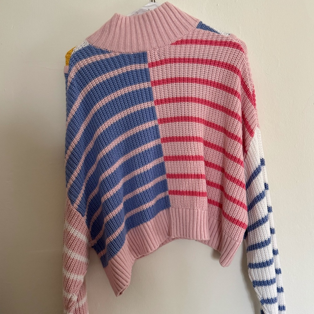 STAUD Cropped Hampton Cotton Sweater - NWOT - Picture 4 of 5
